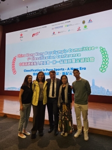 SFU Physiotherapy teachers and students attended the 1st Classification Conference by the China Hong Kong Paralympic Committee as volunteers and provided professional support.