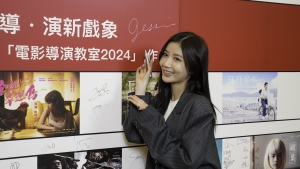 Sharing Guest Ms Jessca CHAN, actress in the short film.