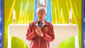 方大署理校长卢铁荣教授寄语，方大能够继续得到各方支持，并在教职员的努力下，培育更多人才为社会及国家作出贡献。