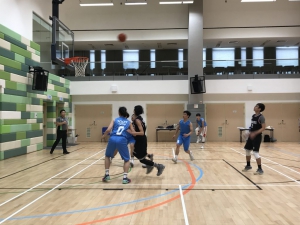 Leung Ka Chun of CIHE/CBCC took a free-throw