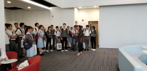 Students are visiting Library